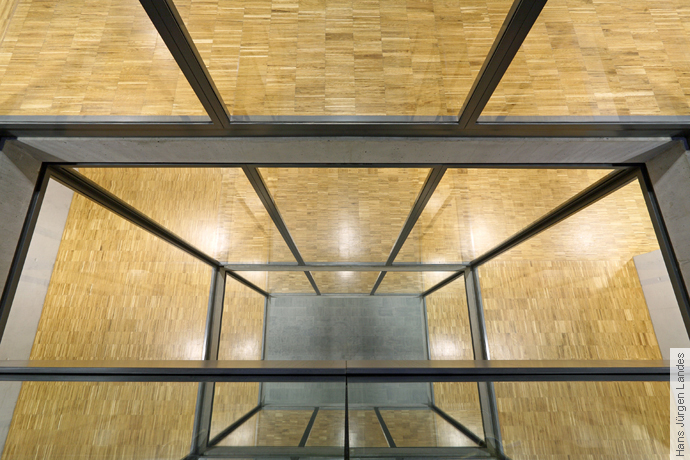 Brandschutzverglasung Galerien Erschließungshalle